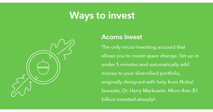 Automatic Investing with Acorns