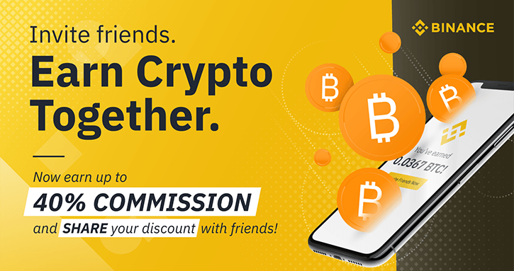 40% Commissions on Binance Referral Program