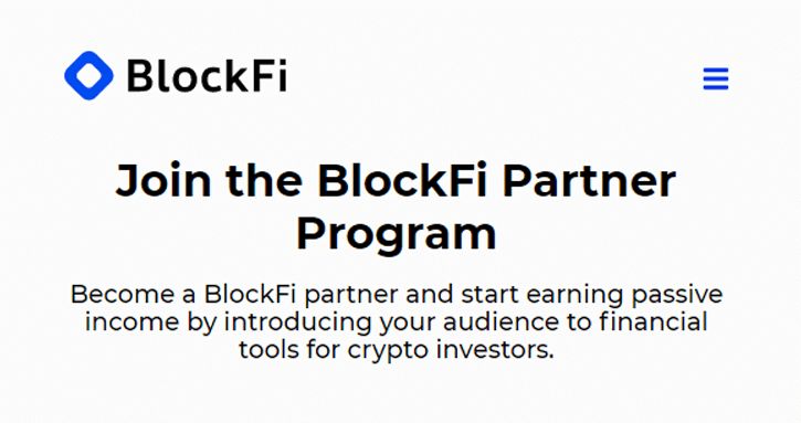 Blockfi Partner Program
