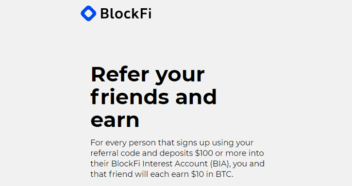 BlockFi Referral Code: Earn $40 in BTC
