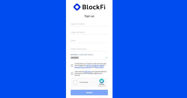 BlockFi Referral Code: Where to Enter BlockFi Code