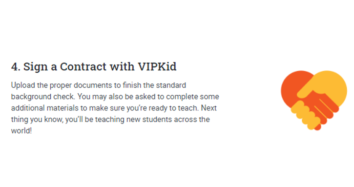 Sign A Contract With Vipkid