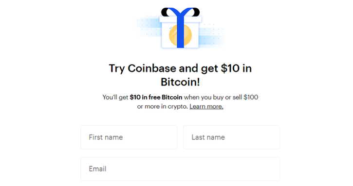 Coinbase Referral Link: Get 10 in BTC