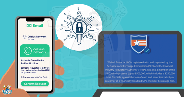 Celsius Network vs Webull Security