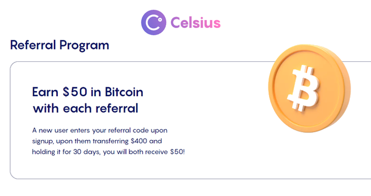 $50 Celsius Referral Code