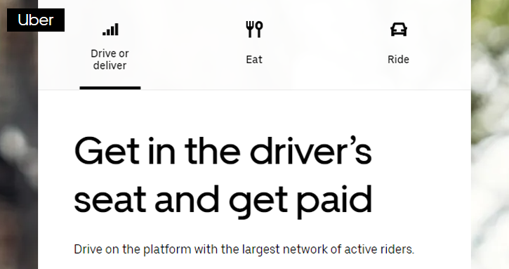 Get paid with Uber