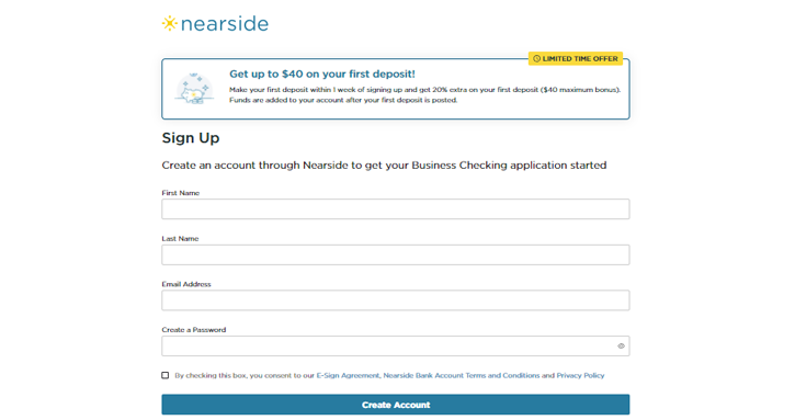 Sign up with Nearside