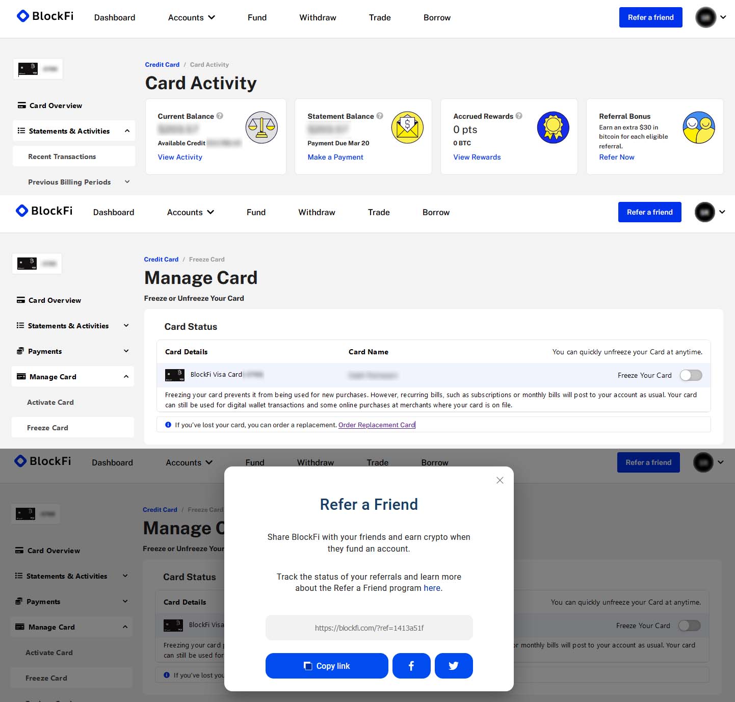 blockfi credit card referral