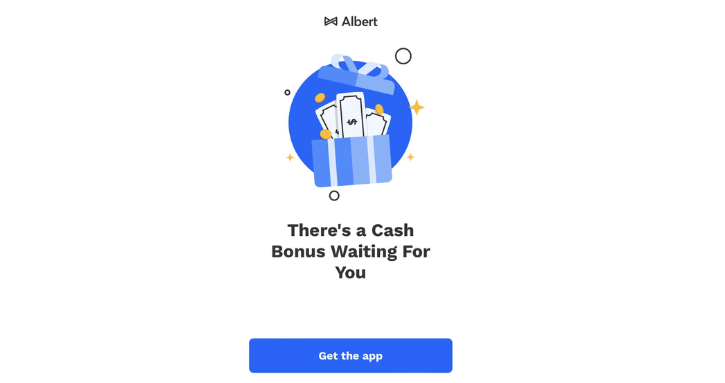 Sign up with an Albert referral link and get your bonus