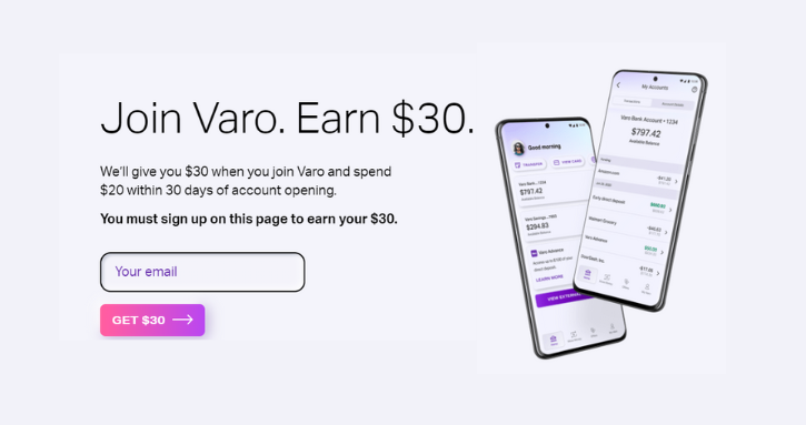 $30 Varo Referral Link