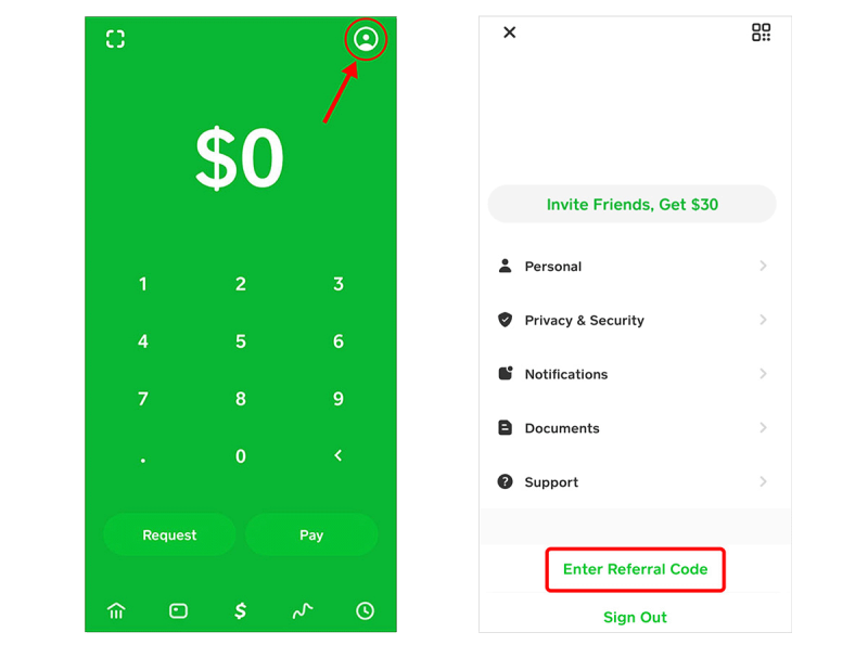 Cash app referral code frlsrvm 30 bonus 2024 tasty referrals