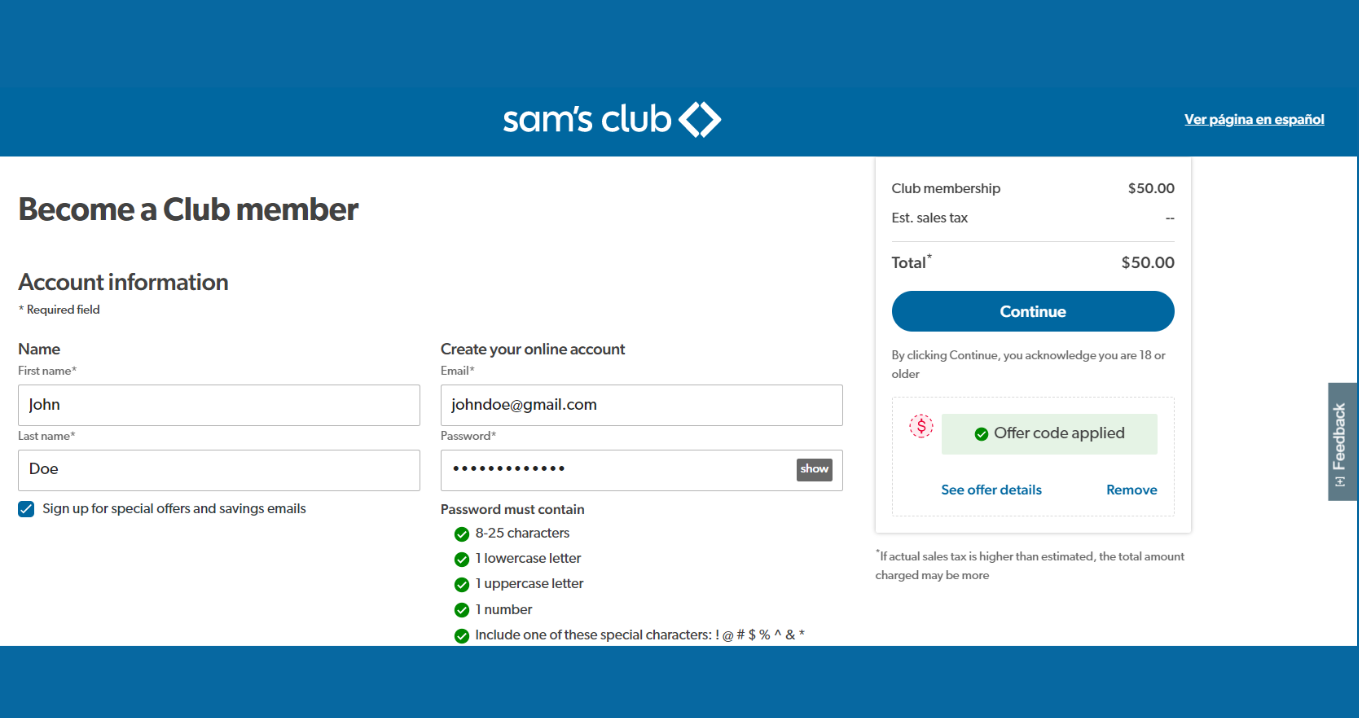 Sam's Club Referral Link