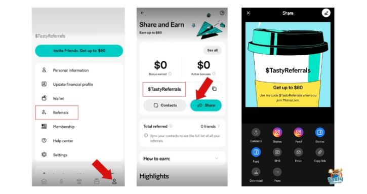$60 FREE MoneyLion Referral Code: TastyLion [2025]