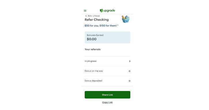 Where is my Upgrade referral link